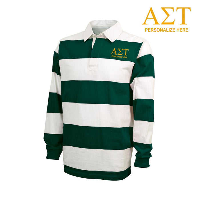 Alpha Sigma Tau Classic Rugby Shirt Alpha Sigma Tau Classic Rugby Shirt