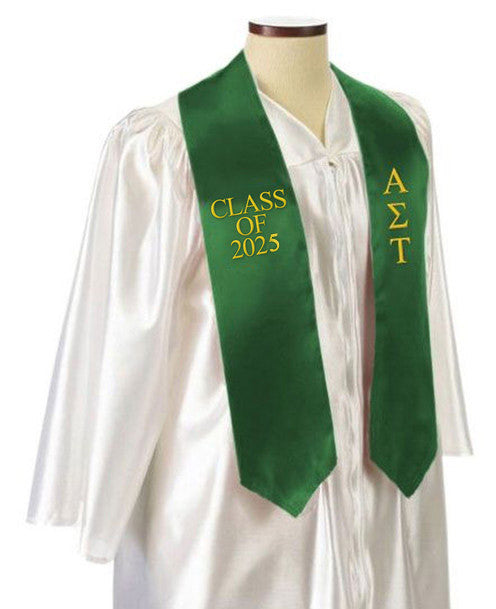 Alpha Sigma Tau Alpha Sigma Tau Embroidered Graduation Sash Stole