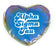 Alpha Sigma Tau Heart Shaped Makeup Bag Alpha Sigma Tau Heart Shaped Makeup Bag
