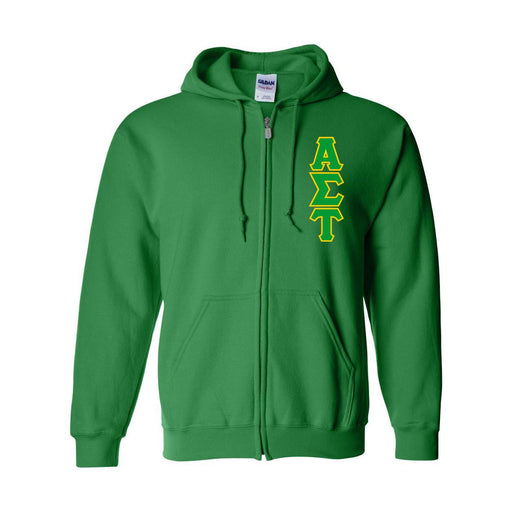 Sweatshirts Alpha Sigma Tau Heavy Full Zip Hoodie - 3
