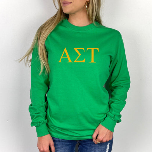 Alpha Sigma Tau Alpha Sigma Tau Lettered World Famous Greek Crewneck