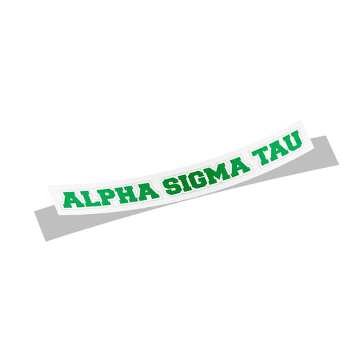 Alpha Sigma Tau Alpha Sigma Tau Long Window Sticker