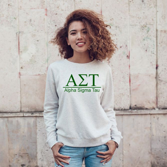 Alpha Sigma Tau Message Sweatshirts Alpha Sigma Tau Message Sweatshirts