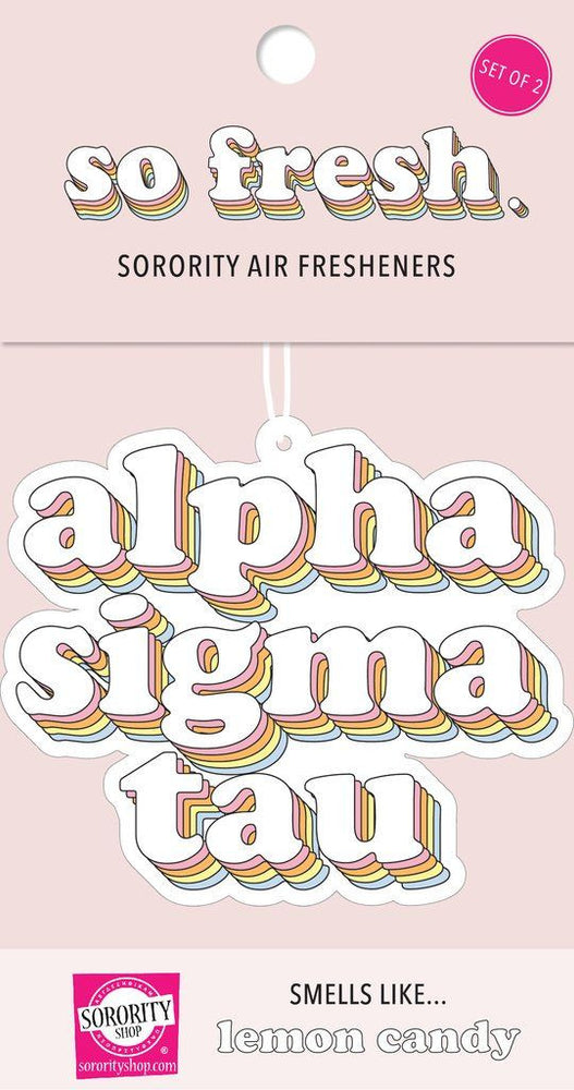 Alpha Sigma Tau Retro Air Freshener (2 Pack) Alpha Sigma Tau Retro Air Freshener (2 pack)