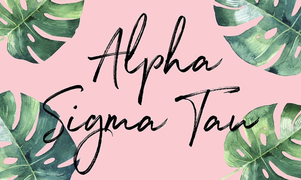 Alpha Sigma Tau Tropical Flag Alpha Sigma Tau Tropical Flag