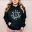 Printify Alpha Sigma Tau Unisex College Seal Hoodie Alpha Sigma Tau Unisex College Seal Hoodie