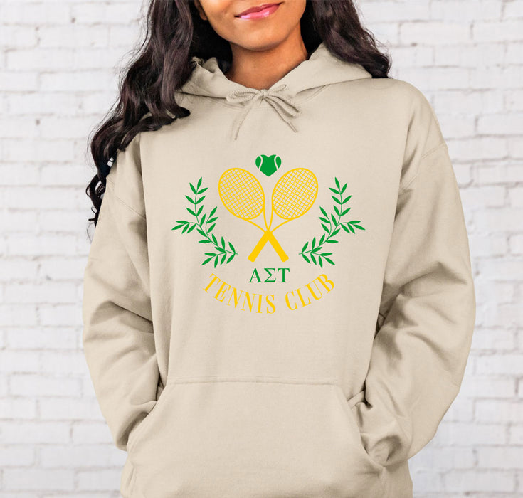 Alpha Sigma Tau Tennis Club Hoodie Alpha Sigma Tau Tennis Club Hoodie