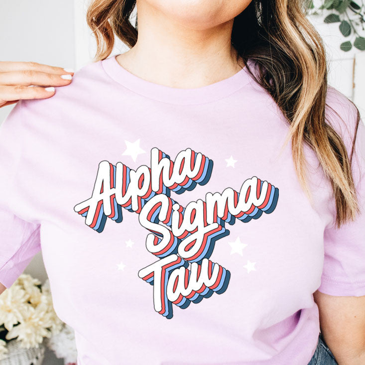 Alpha Sigma Tau Flashback Tees Alpha Sigma Tau Flashback Tees