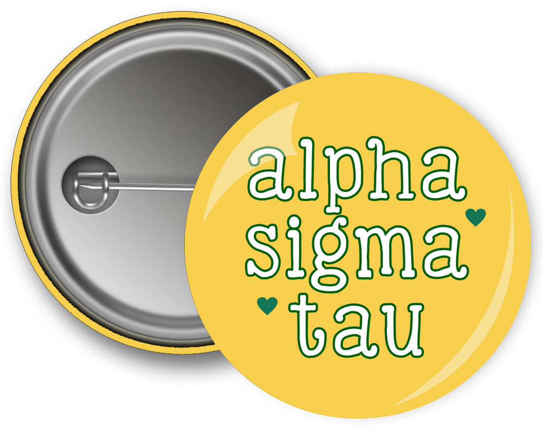 Alpha Sigma Tau Cutie Button Alpha Sigma Tau Cutie Button