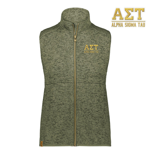 Alpha Sigma Tau Alpha Sigma Tau Alpine Sweater Fleece Vest