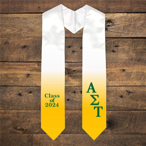 Alpha Sigma Tau Alpha Sigma Tau Extra Fancy Classic Greek Graduation Stole