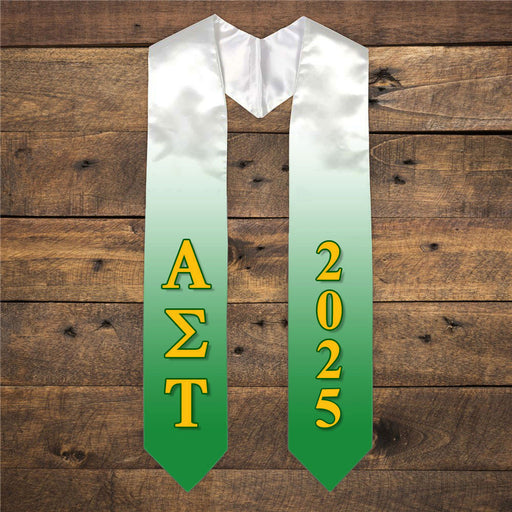 Alpha Sigma Tau Alpha Sigma Tau Extra Fancy Greek Graduation Stole W Year
