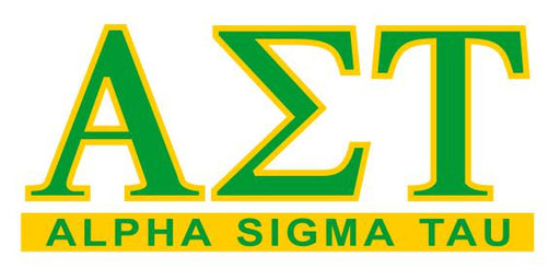 Alpha Sigma Tau Alpha Sigma Tau Custom Sticker - Personalized