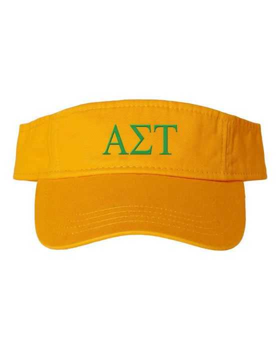 Alpha Sigma Tau Greek Letter Visor Alpha Sigma Tau Greek Letter Visor