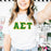 Alpha Sigma Tau Custom Twill Tee Alpha Sigma Tau Custom Twill Tee