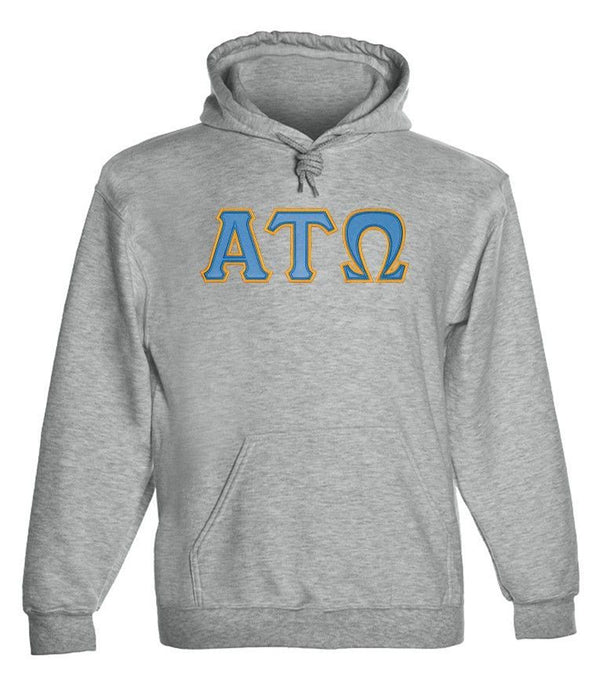 Alpha Tau Omega 2 Day Ship Twill Hooded Sweatshirt Alpha Tau Omega - 2 Day Ship Twill Hooded Sweatshirt
