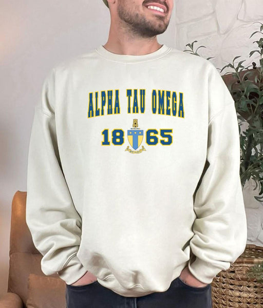 Alpha Tau Omega Alpha Tau Omega Athlete Crewneck Sweatshirt