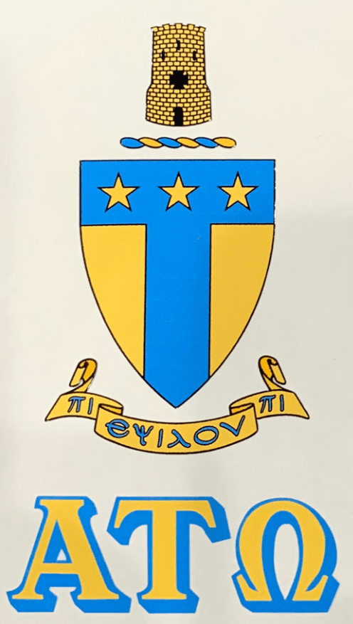 Alpha Tau Omega Crest Shield Decal Alpha Tau Omega Crest - Shield Decal