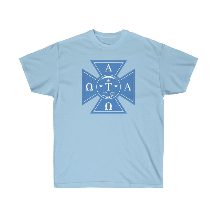 Printify Alpha Tau Omega Cross Cross Logo T Shirt Alpha Tau Omega Cross Cross Logo T-shirt