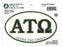 Alpha Tau Omega Euro Decal Oval Sticker Alpha Tau Omega Euro Decal Oval Sticker