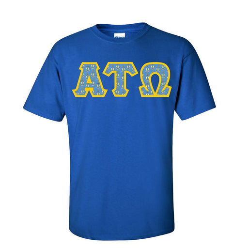 Alpha Tau Omega Alpha Tau Omega Fraternity Crest - Shield Twill Letter Tee