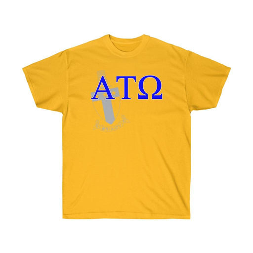 Alpha Tau Omega Alpha Tau Omega Greek Crest Cotton Tee