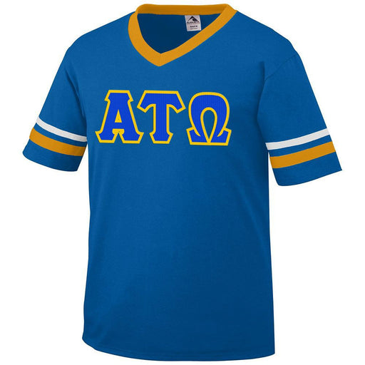 Alpha Tau Omega DISCOUNT-Alpha Tau Omega Jersey With Greek Applique Letters