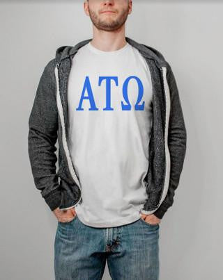 Alpha Tau Omega ALPHA TAU OMEGA LETTERED TEE - $24.95