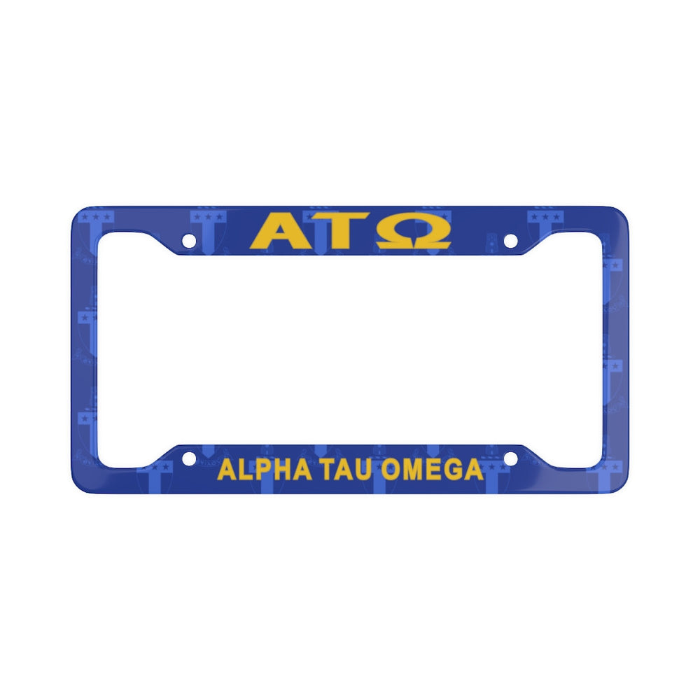 Alpha Tau Omega License Plate Frame New Alpha Tau Omega License Plate Frame - New