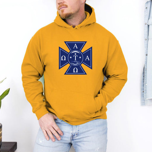 Alpha Tau Omega Alpha Tau Omega Logo Hooded Sweatshirts