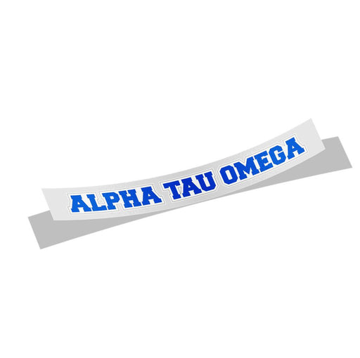 Alpha Tau Omega Alpha Tau Omega Long Window Sticker
