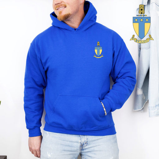 Sweatshirts DISCOUNT-Alpha Tau Omega Crest - Shield Emblem Hooded Sweatshirt