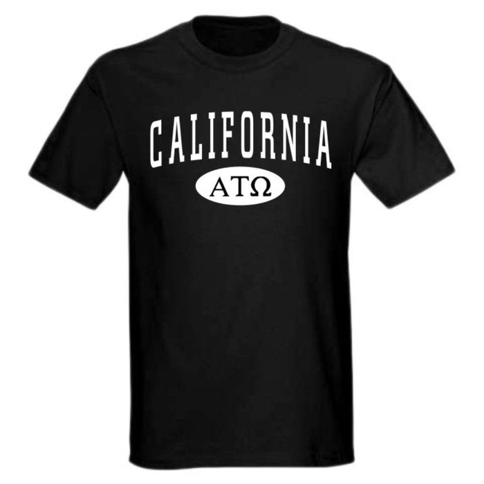 Alpha Tau Omega State T Shirt Alpha Tau Omega State T-Shirt