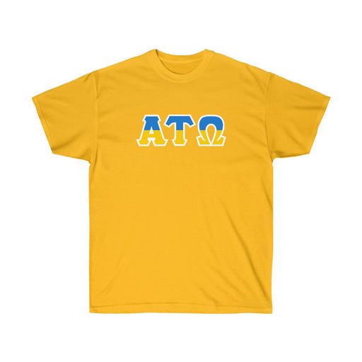 Alpha Tau Omega Alpha Tau Omega Two Toned Greek Lettered T-shirts