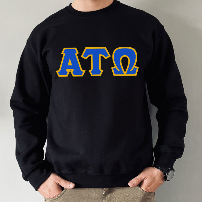Alpha Tau Omega Custom Twill Crewneck Sweatshirt Alpha Tau Omega Custom Twill Crewneck Sweatshirt