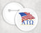 Alpha Tau Omega Patriot Button Alpha Tau Omega Patriot Button