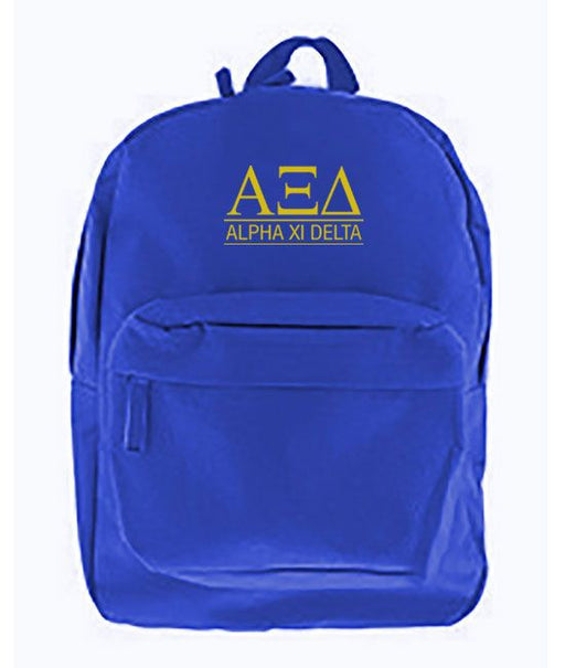 Alpha Xi Delta Alpha Xi Delta Custom Text Backpack