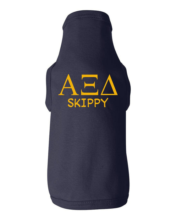 Alpha Xi Delta Doggie Tank Tee Alpha Xi Delta Doggie Tank - Tee