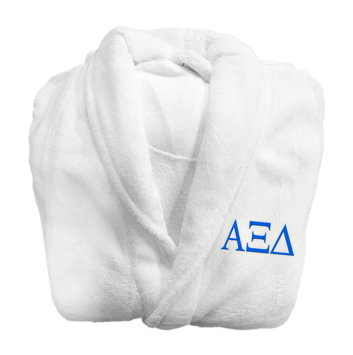 Alpha Xi Delta Greek Letter Bathrobe Alpha Xi Delta Greek Letter Bathrobe