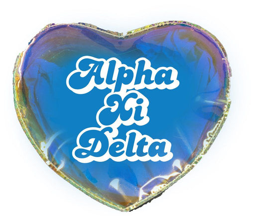 Alpha Xi Delta Alpha Xi Delta Heart Shaped Makeup Bag
