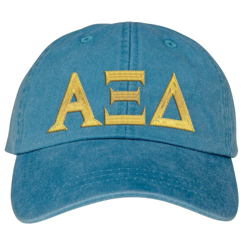 Alpha Xi Delta Lettered Premium Pastel Hat Alpha Xi Delta Lettered Premium Pastel Hat