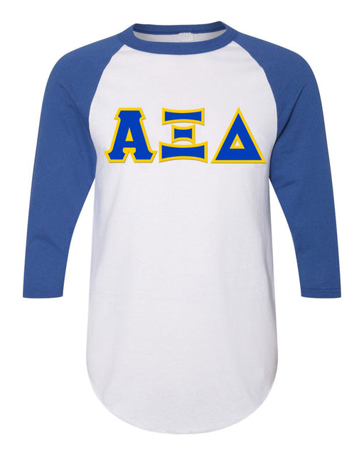 Shirts DISCOUNT-Alpha Xi Delta Lettered Raglan Shirt