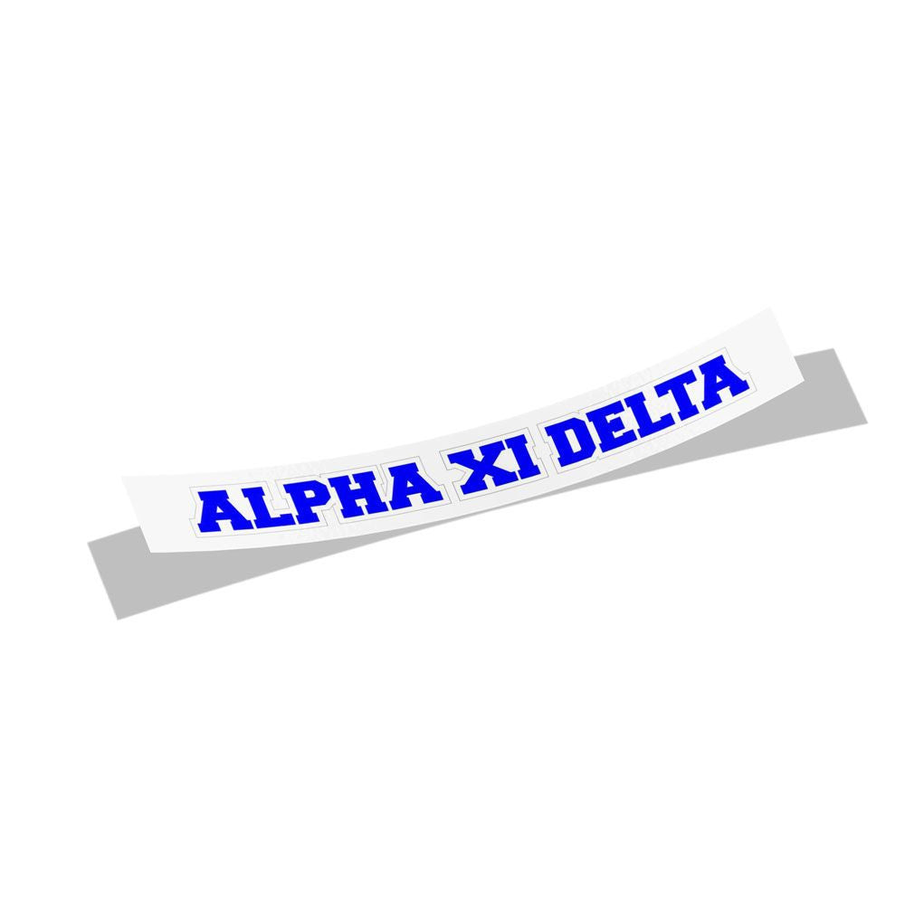 Alpha Xi Delta Long Window Sticker Alpha Xi Delta Long Window Sticker