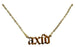Alpha Xi Delta Old English Necklaces Alpha Xi Delta Old English Necklaces