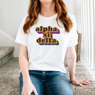 Shirts Alpha Xi Delta Retro Maya Tees