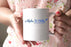 Alpha Xi Delta White Mascot Coffee Mug Personalized! Alpha Xi Delta White Mascot Coffee Mug - Personalized!