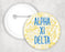 Alpha Xi Delta Floral Text Pin Buttons Alpha Xi Delta floral-text Pin Buttons