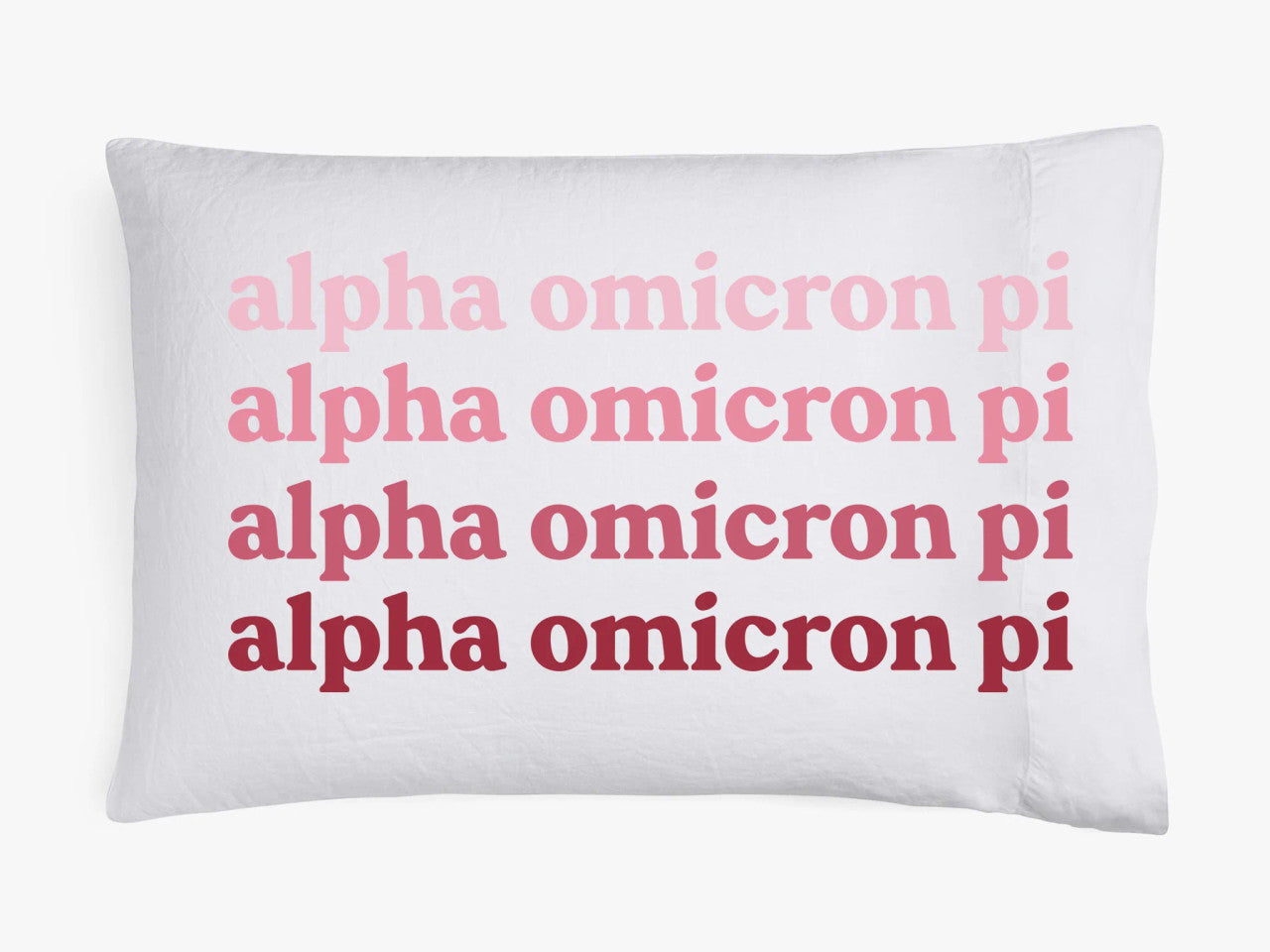 Alpha Omicron Pi Ombre Retro Pillowcases Alpha Omicron Pi Ombre Retro Pillowcases