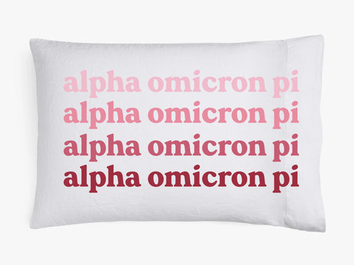 Alpha Omicron Pi Alpha Omicron Pi Ombre Retro Pillowcases