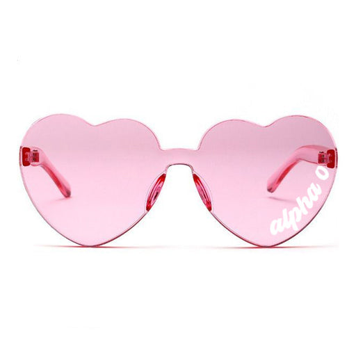 Alpha Omicron Pi Alpha Omicron Pi Heart Shaped Sunglasses
